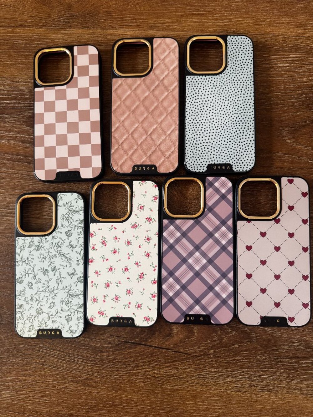 BURGA iPhone 15 Pro Max Case Bundle (7) – Designer Phone Cases – Mixed Condition